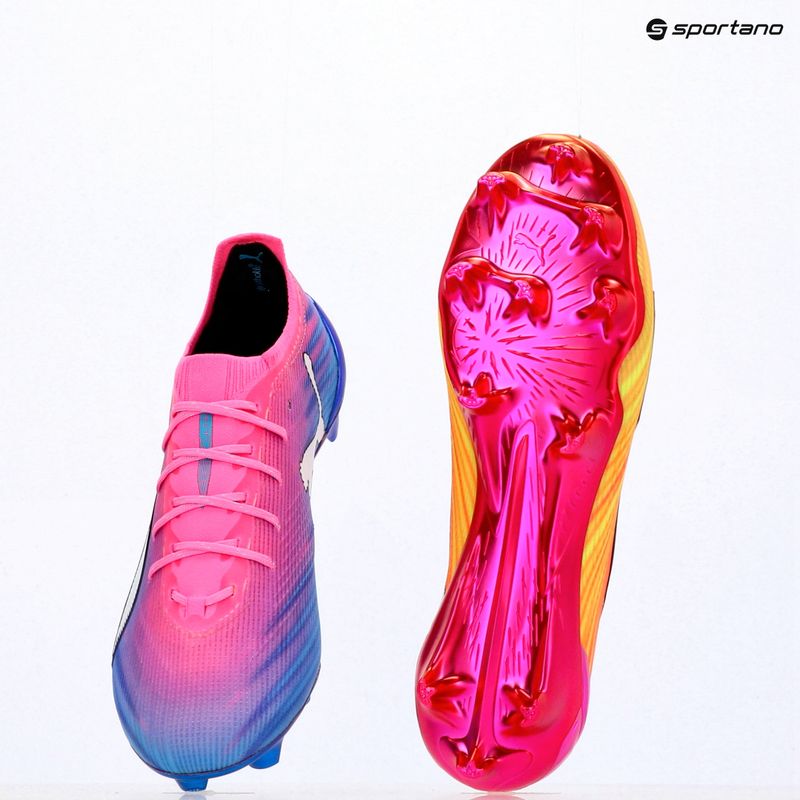 Football boots PUMA Ultra 6 Ultimate FG poison pink/puma wht/sun stream/bright aqua/puma blk 18