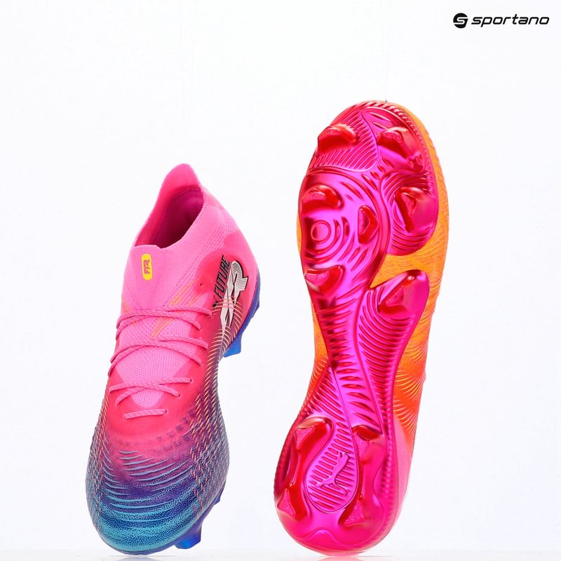 Football boots PUMA Future 9 Ultimate FG poison pink/puma wht/sun stream/bright aqua/puma blk 15