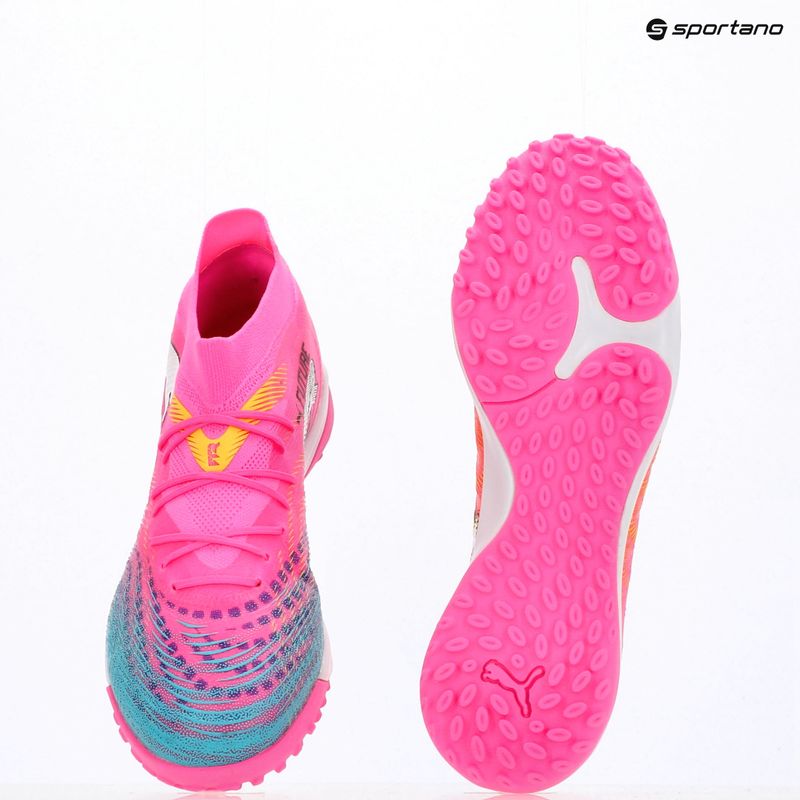 Football boots PUMA Future 9 Match TT poison pink/puma wht/sun stream/bright aqua/puma blk 17