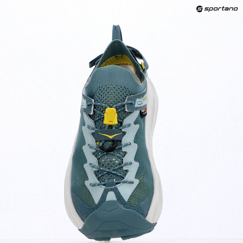HOKA men's Hopara 2 druzy/mountain fog sandals 10