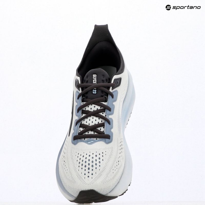 Men's running shoes Brooks Glycerin 23 white/rain/baltic sea 7