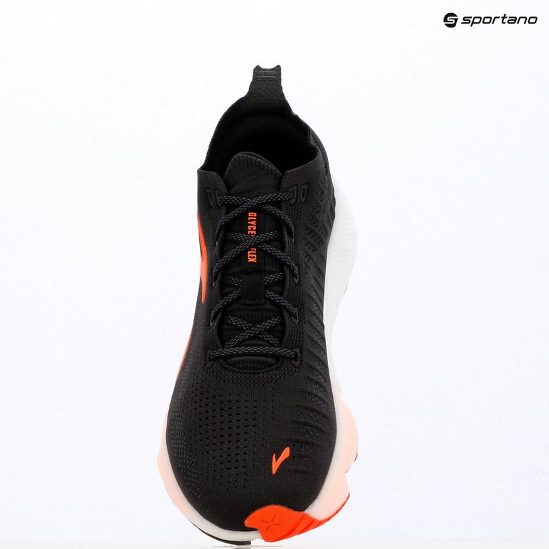 Men's running shoes Brooks Glycerin Flex black/orange 7