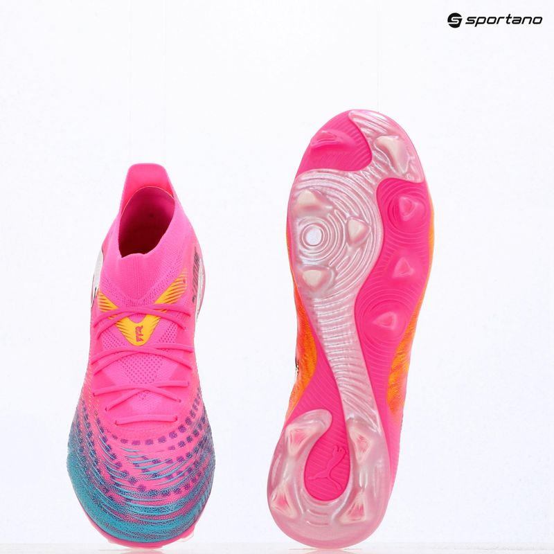 Football boots PUMA Future 9 Match FG/AG poison pink/puma wht/sun stream/bright aqua/puma blk 14