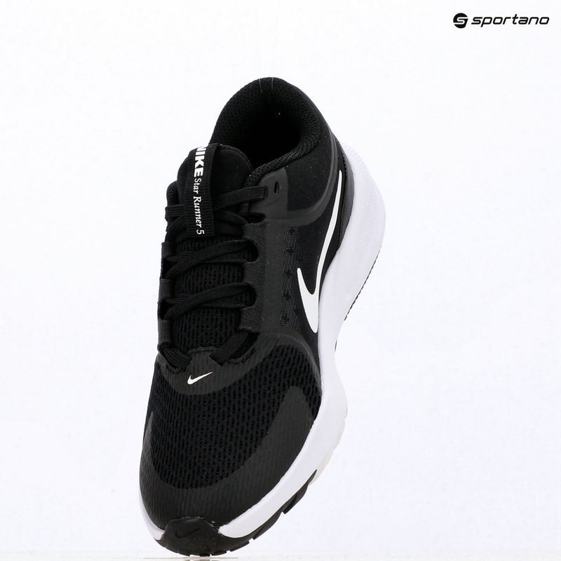 Nike Star Runner 5 shoes racer black/white/white 9