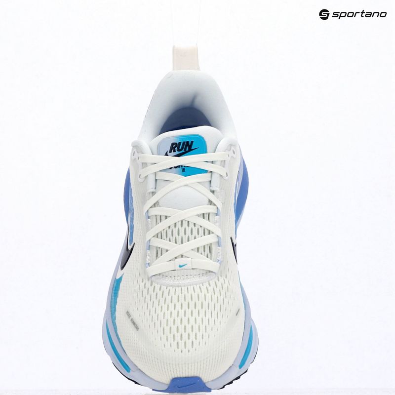 Women's running shoes Nike Vomero 18 white/blue fury/midnight navy 7