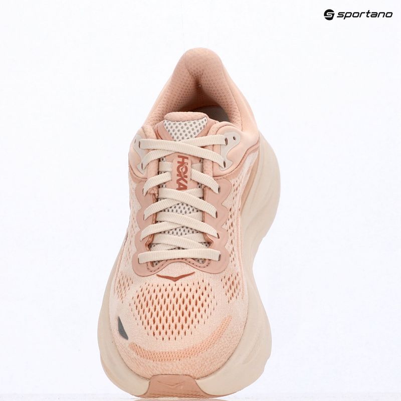 Women's running shoes Hoka Bondi 9 rose latte/rose cream 10