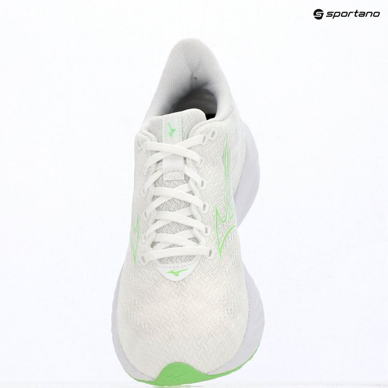 Children's running shoes Mizuno Enerzy Rider Jr white/glowing apple 7