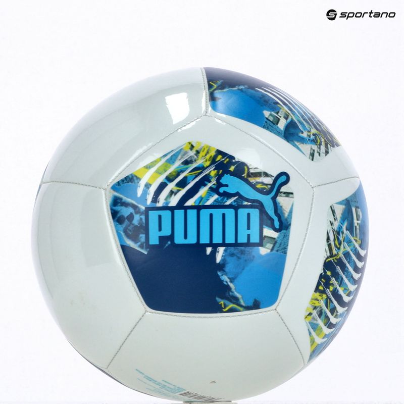 PUMA MCFC ftblNRGY blazing blue/bright aqua size 5 football 4