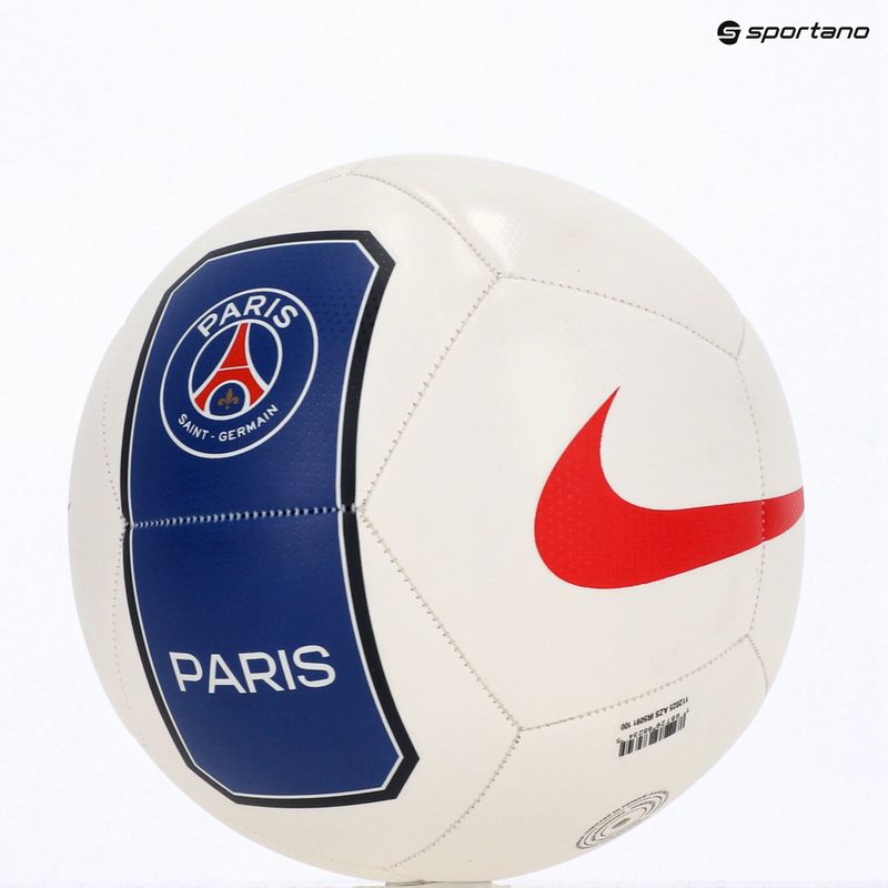 Football Nike Pitch Paris-Saint Germain white/old royal size 5 4
