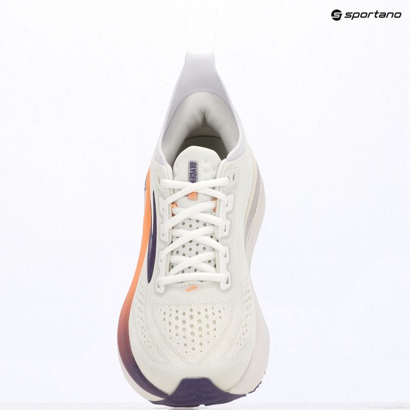 Women's running shoes Brooks Glycerin GTS 23 white/mulled grape/clear 9