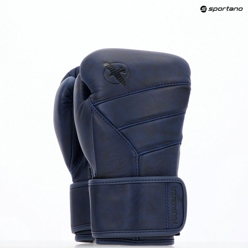 Hayabusa T3 LX indigo boxing gloves 8