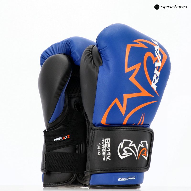 Rival RS11V Professional blue boxing gloves 3