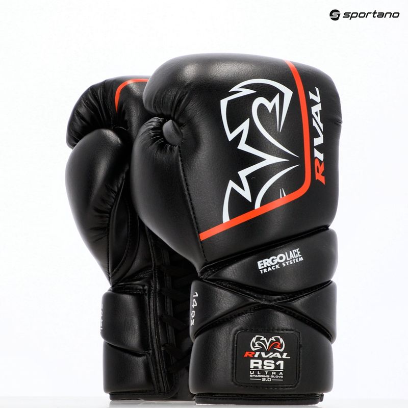 Boxing gloves Rival RS1 Ultra Sparring 2.0 black 7