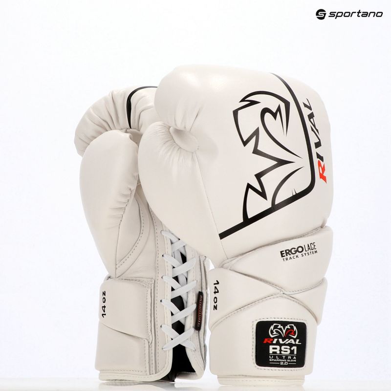 Boxing gloves Rival RS1 Ultra Sparring 2.0 white 5