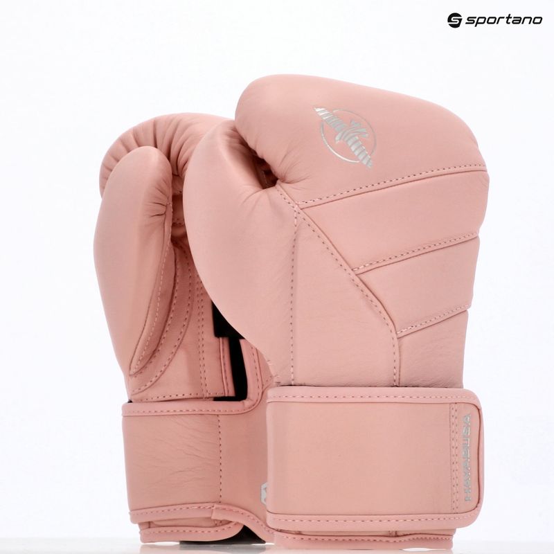 Hayabusa T3 Kanpeki blossom pink boxing gloves 14