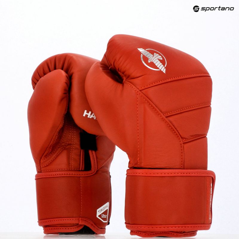 Hayabusa T3 Kanpeki clay orange boxing gloves 14