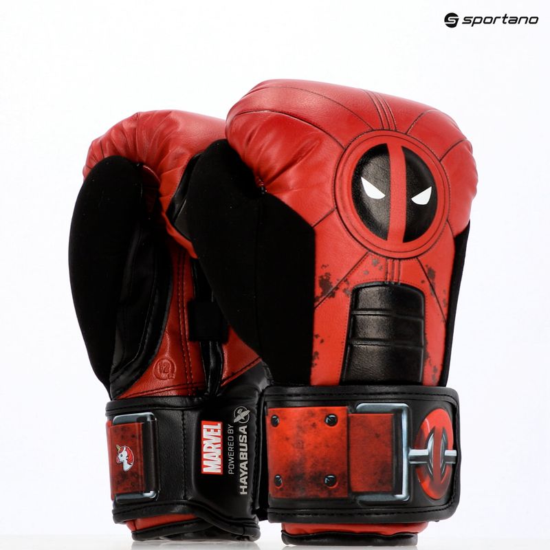 Hayabusa Deadpool red/black boxing gloves 7