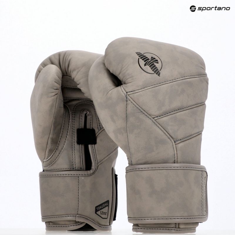 Hayabusa T3 LX slate boxing gloves 21