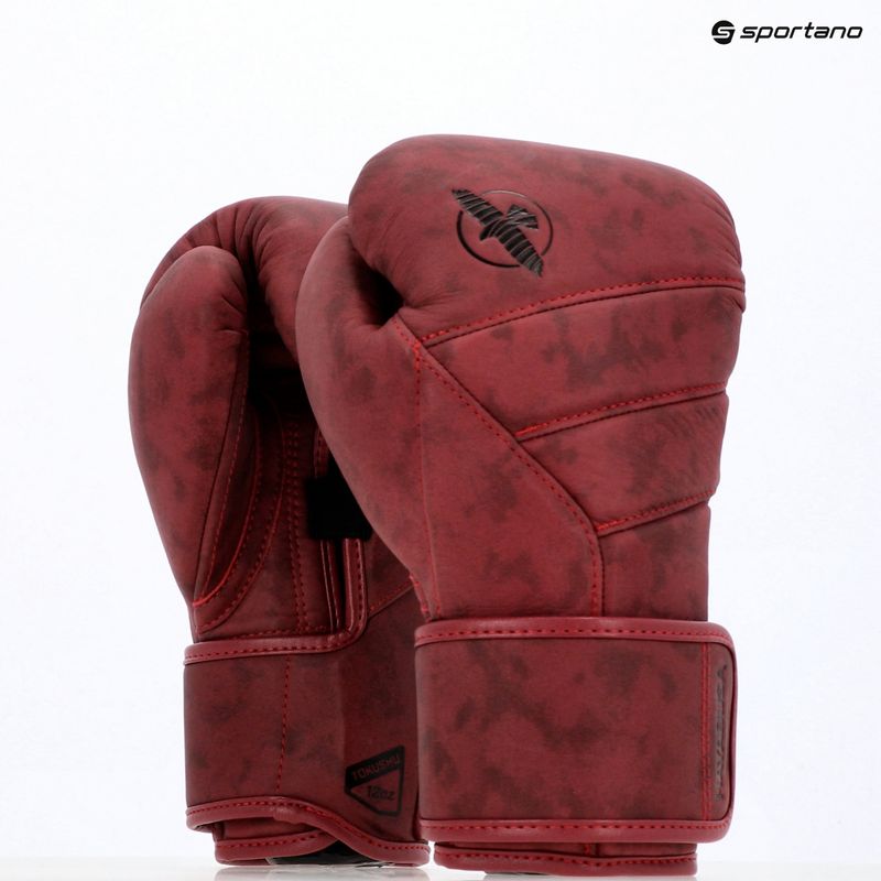 Hayabusa T3 LX crimson boxing gloves 20