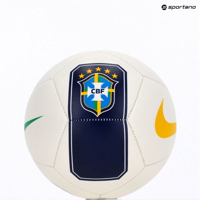 Mini football ball Nike Skills Brazil white size 1 7