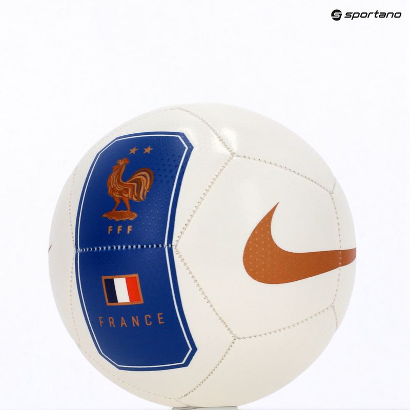 Mini football ball Nike Skills France white size 1 4
