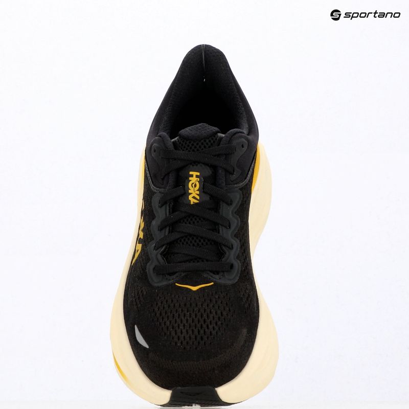 Men's running shoes Hoka Bondi 9 carbon black/yellow gold 17