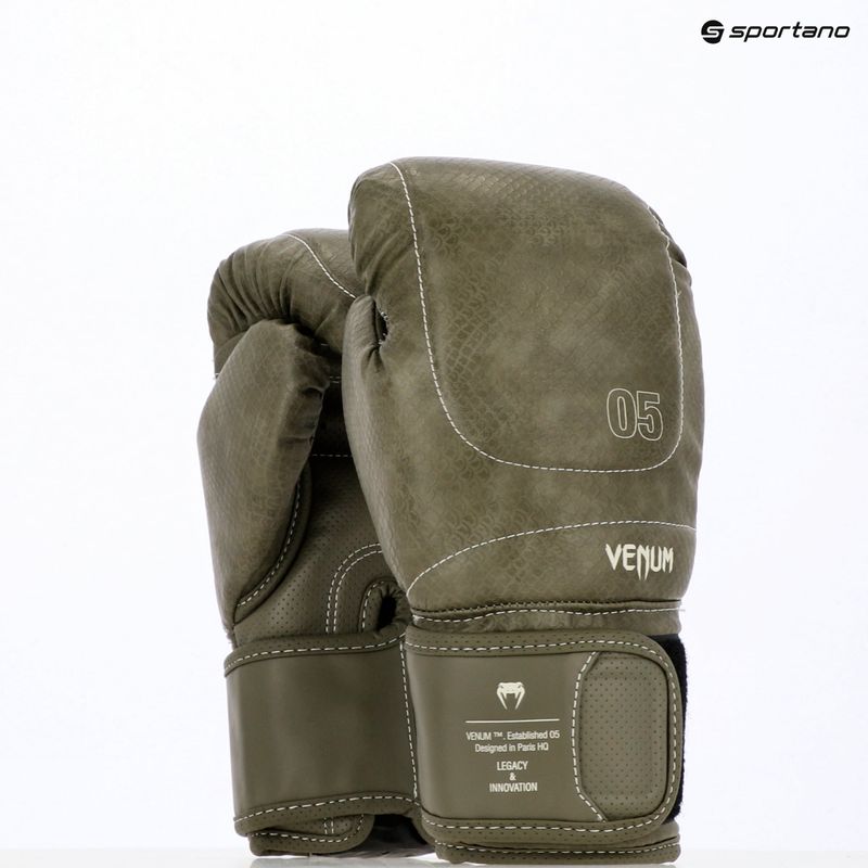 Boxing gloves Venum Impact Evo Scales Boxing army green 9