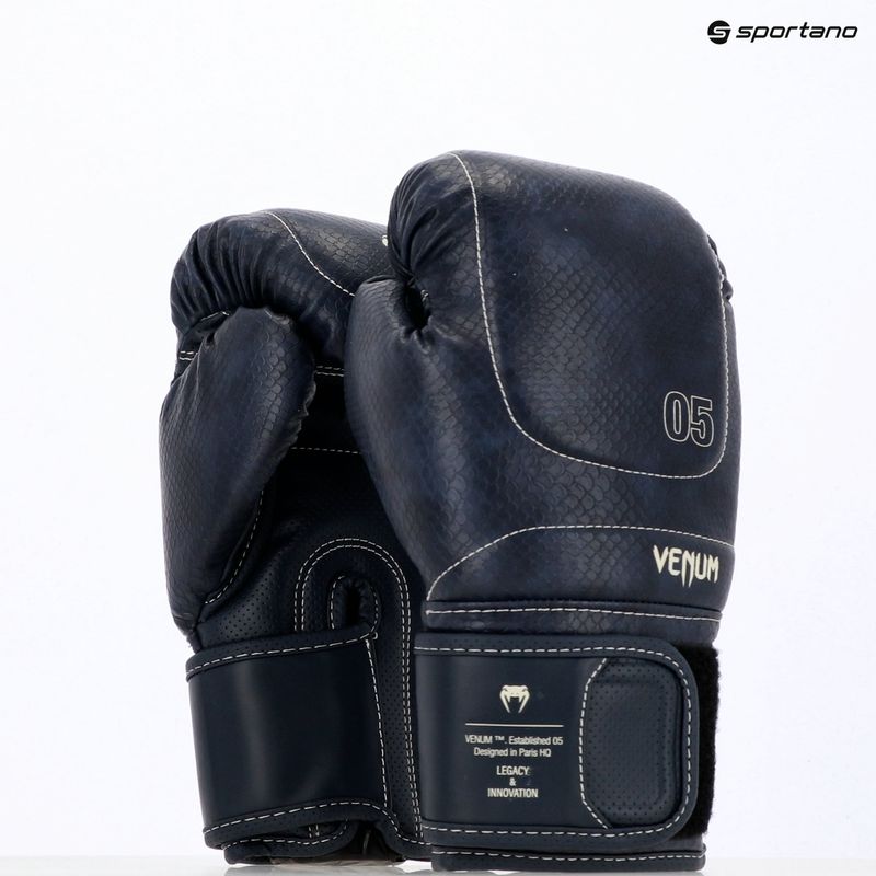 Boxing gloves Venum Impact Evo Scales Boxing midnight blue 8