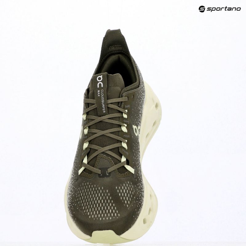 Men's running shoes On Cloudsurfer Max Wide olive/seedling 9