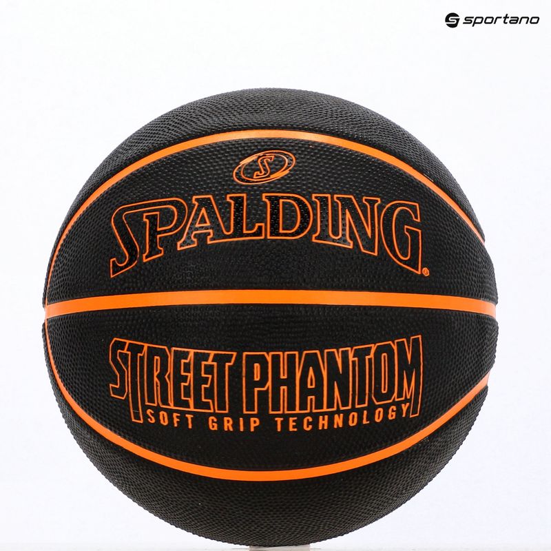 Spalding Phantom basketball black/orange size 6 3