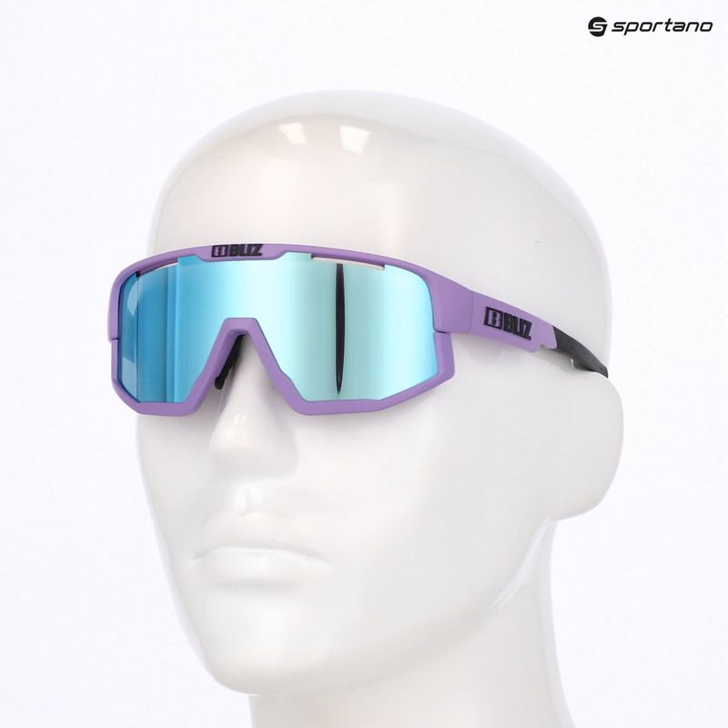 Bliz Fusion Small matt purple/brown/blue multi sunglasses 8