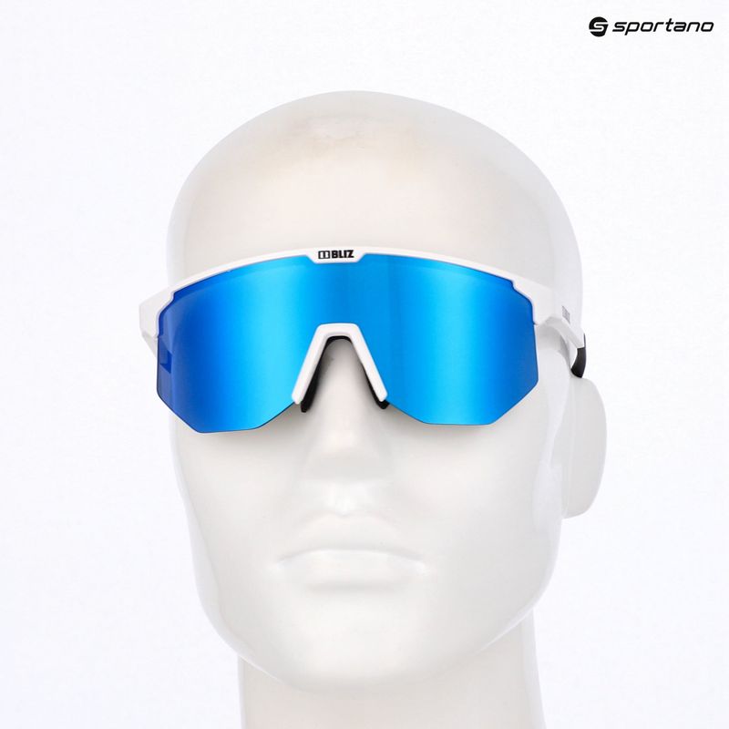 Bliz Hero Small matt white/brown/blue multi sunglasses 8