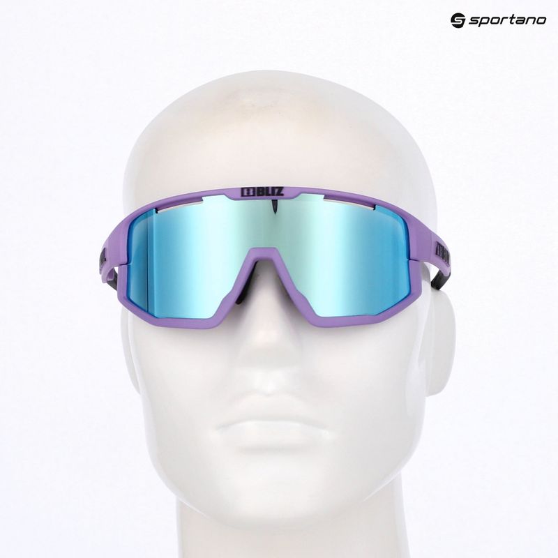 Bliz Fusion matt purple/brown/blue multi sunglasses 8