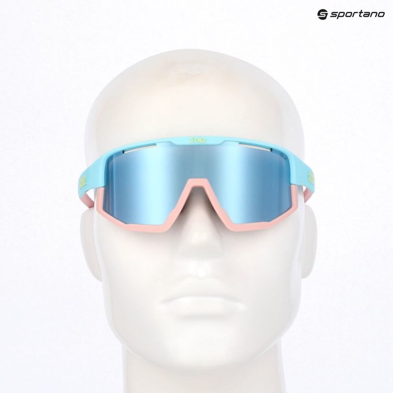 Bliz Fusion Small matt pastel blue/smoke/ice blue multi sunglasses 8