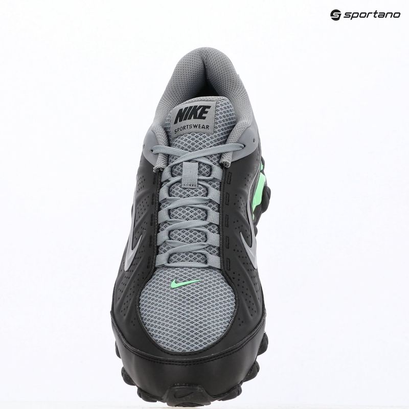 Men's Nike Reax 8 SL shoes black/illusion green/cool grey 9