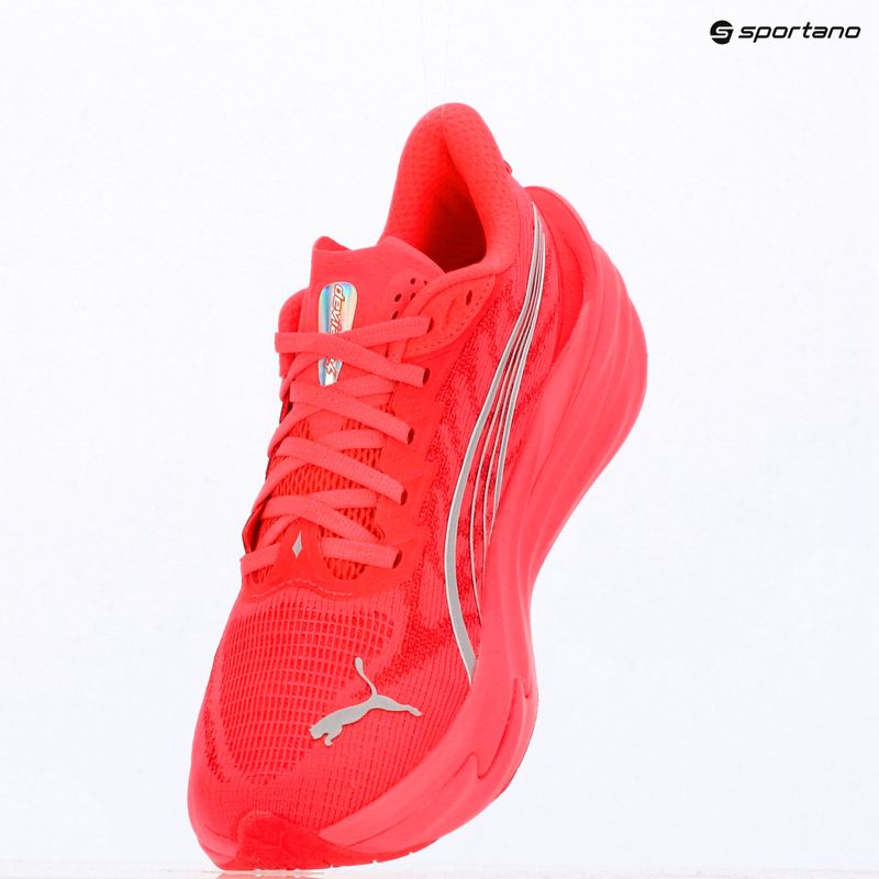 Women's running shoes PUMA Deviate Nitro 4 ultra red/puma silver 20