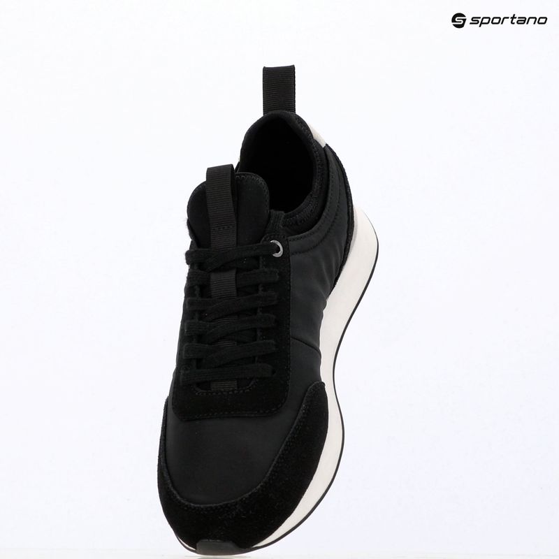 Men's shoes Calvin Klein YM0YM01414 Retro Runner Sock Laceup Mix matte black/bright white 9