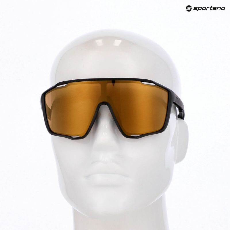 Red Bull SPECT Kraft green/brown with gold mirror sunglasses 6