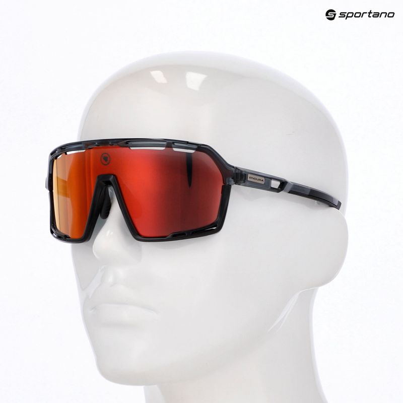 Endura Pro SL grey/black/red revo smoke/clear silver flash mirror/amber sunglasses 8