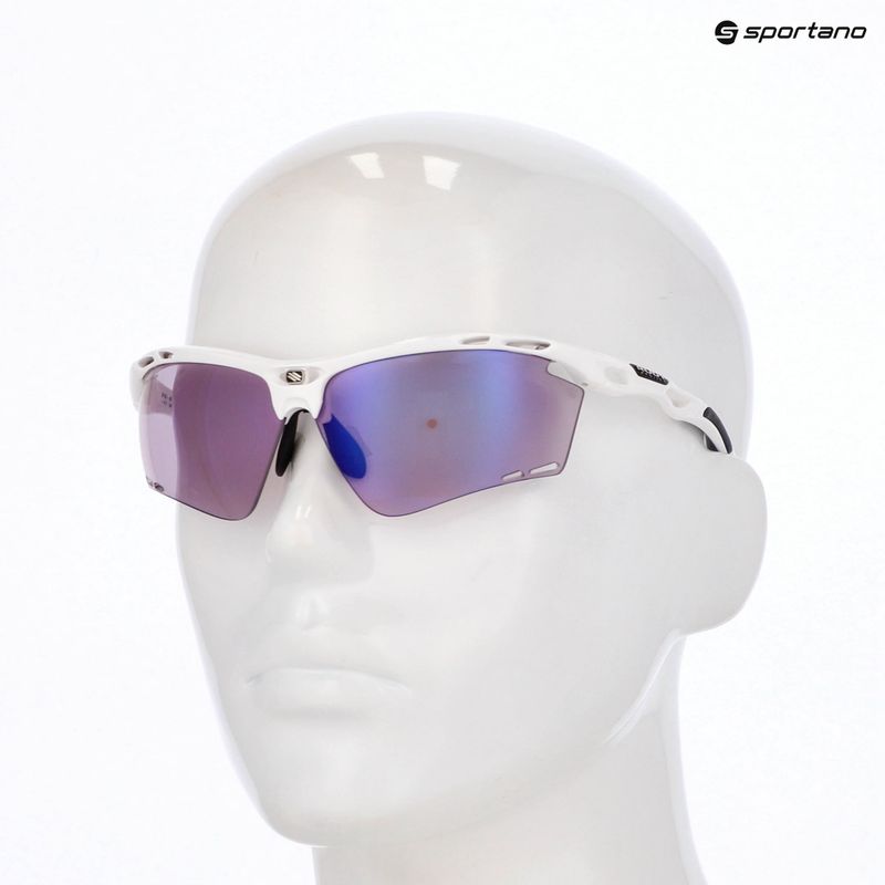 Rudy Project Propulse white glossy/impactx photochromic 2 laser purple sunglasses 8