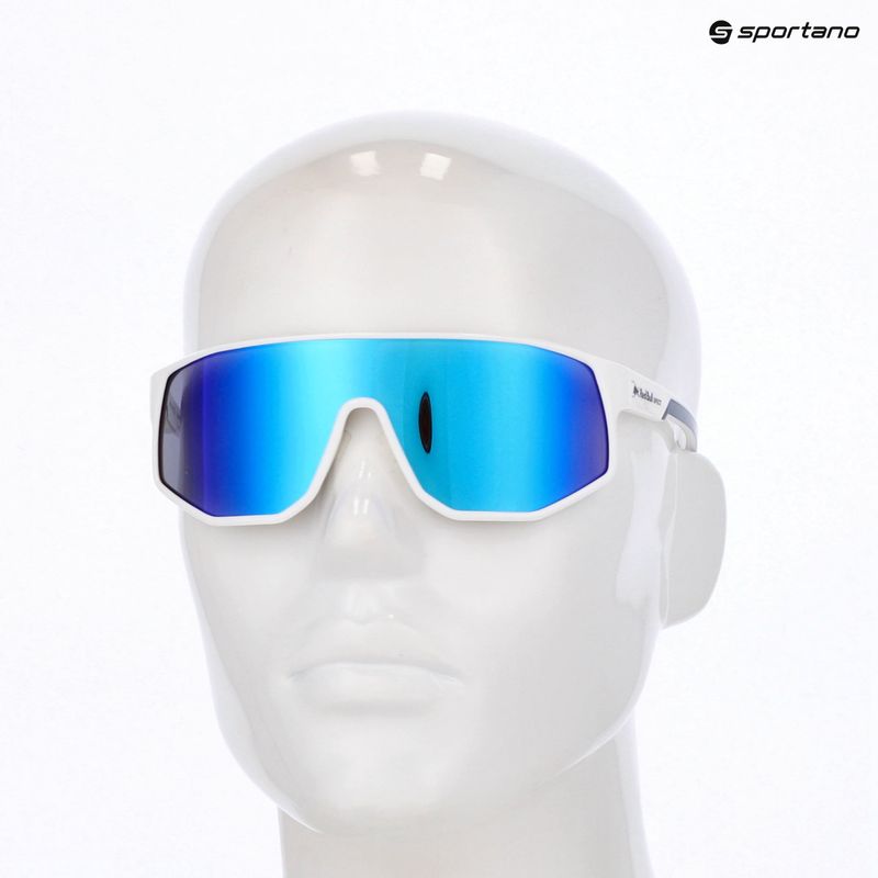 Red Bull SPECT Dash white/smoke with blue mirror sunglasses 6