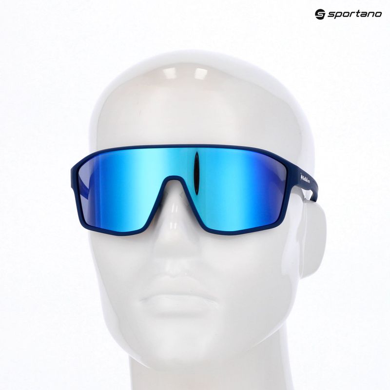 Red Bull SPECT Daft blue/smoke with blue mirror sunglasses 7