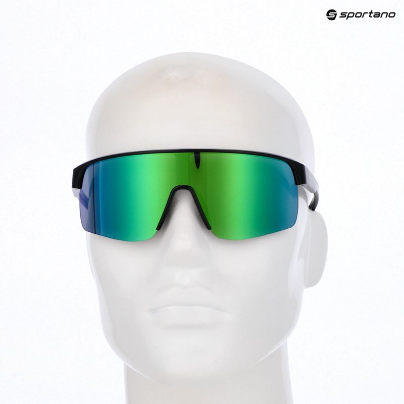 Red Bull SPECT Dakota black/smoke with purple green mirror sunglasses 4