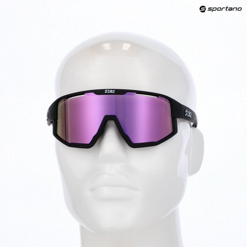 Bliz Fusion Small matt black/brown/rose multi sunglasses 7