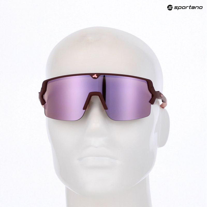 Tripoint 009 Lake Prespa Small matt burgundy/brown/pink multi sunglasses 12