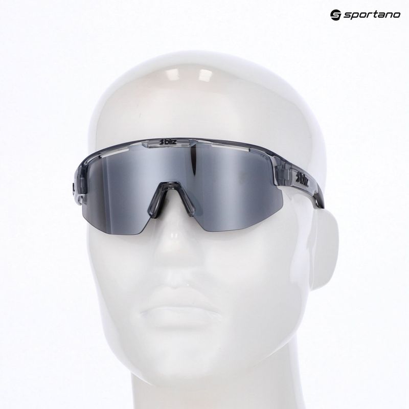 Bliz Matrix Small crystal black/smoke/silver mirror sunglasses 8