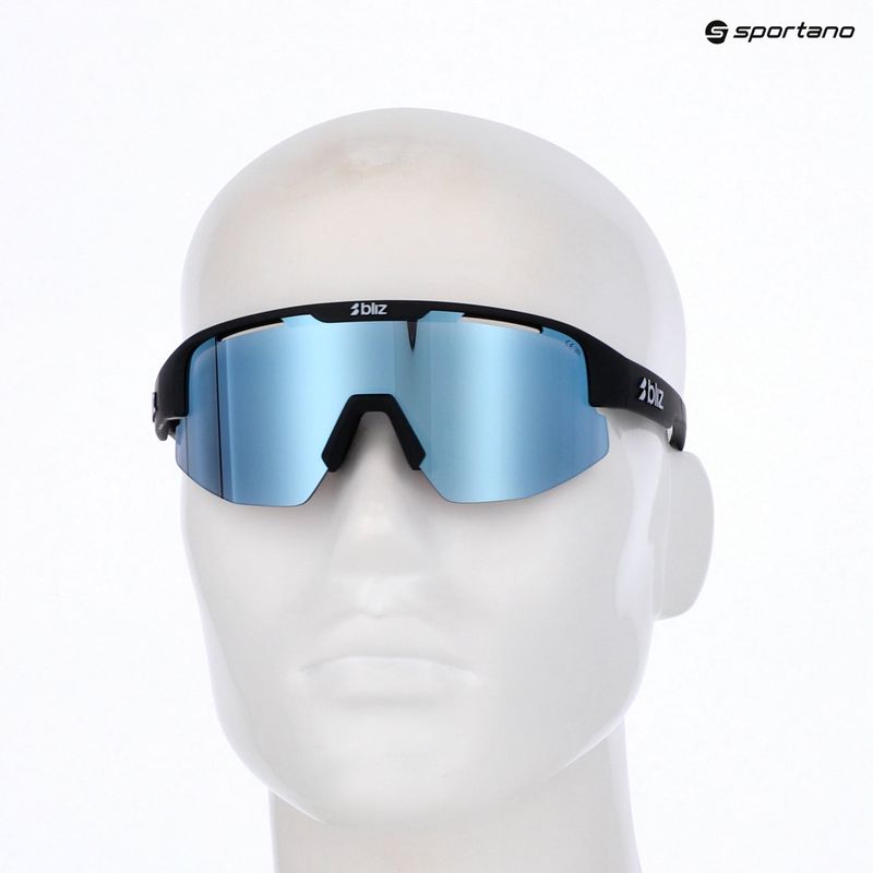 Bliz Matrix Small matte black/smoke/ice blue multi sunglasses 8
