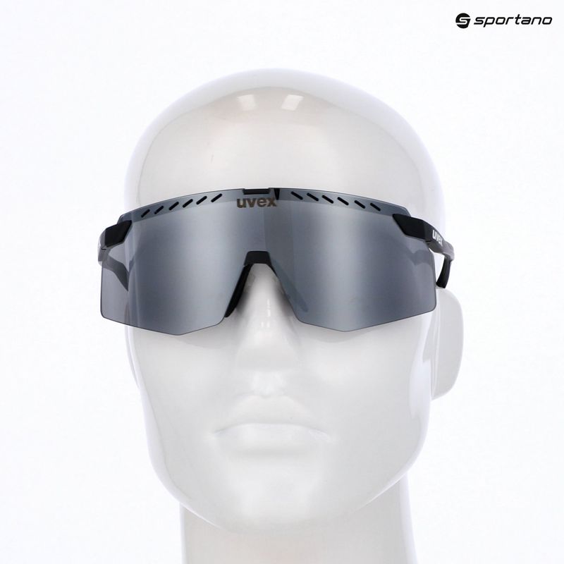 Sunglasses UVEX Pace Stage black matt/mirror silver 7