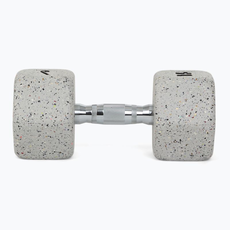 Rubber-coated dumbbell Nike Strength Grind Hex Dumbbell 15 kg wolf grey 3