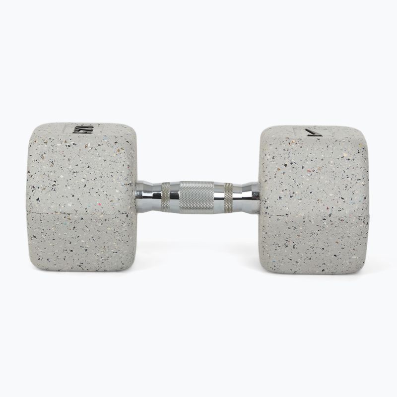 Rubber-coated dumbbell Nike Strength Grind Hex Dumbbell 17,5 kg wolf grey 3